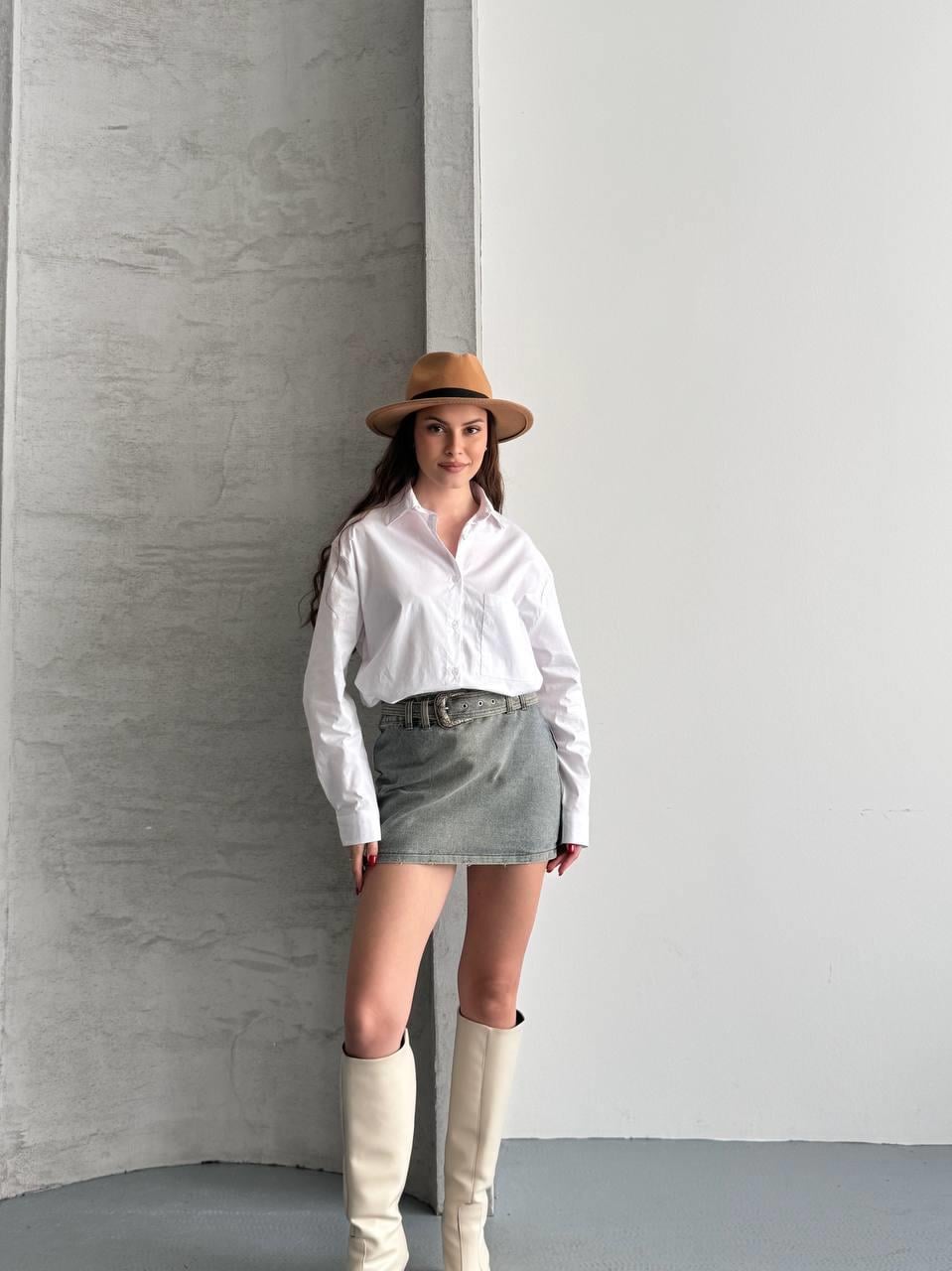 Oversize Kadın Gömlek