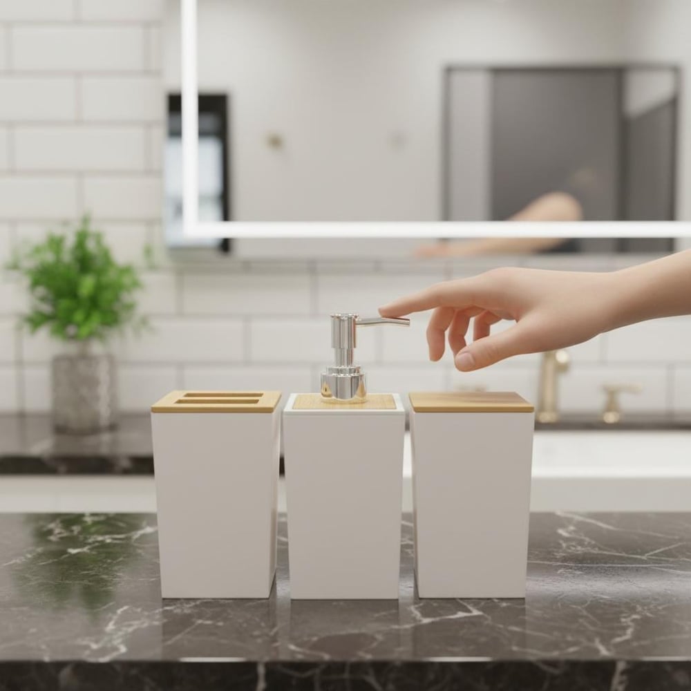 3'LÜ BAMBU BANYO SETİ