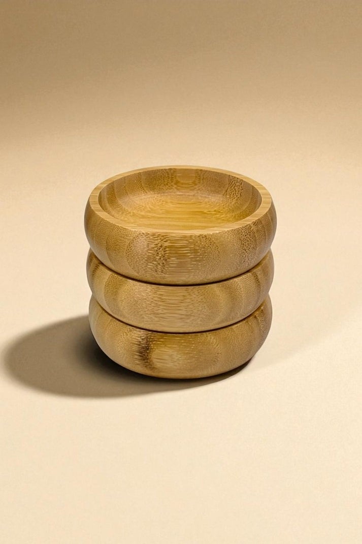 3Lü Bambu Çerezlik