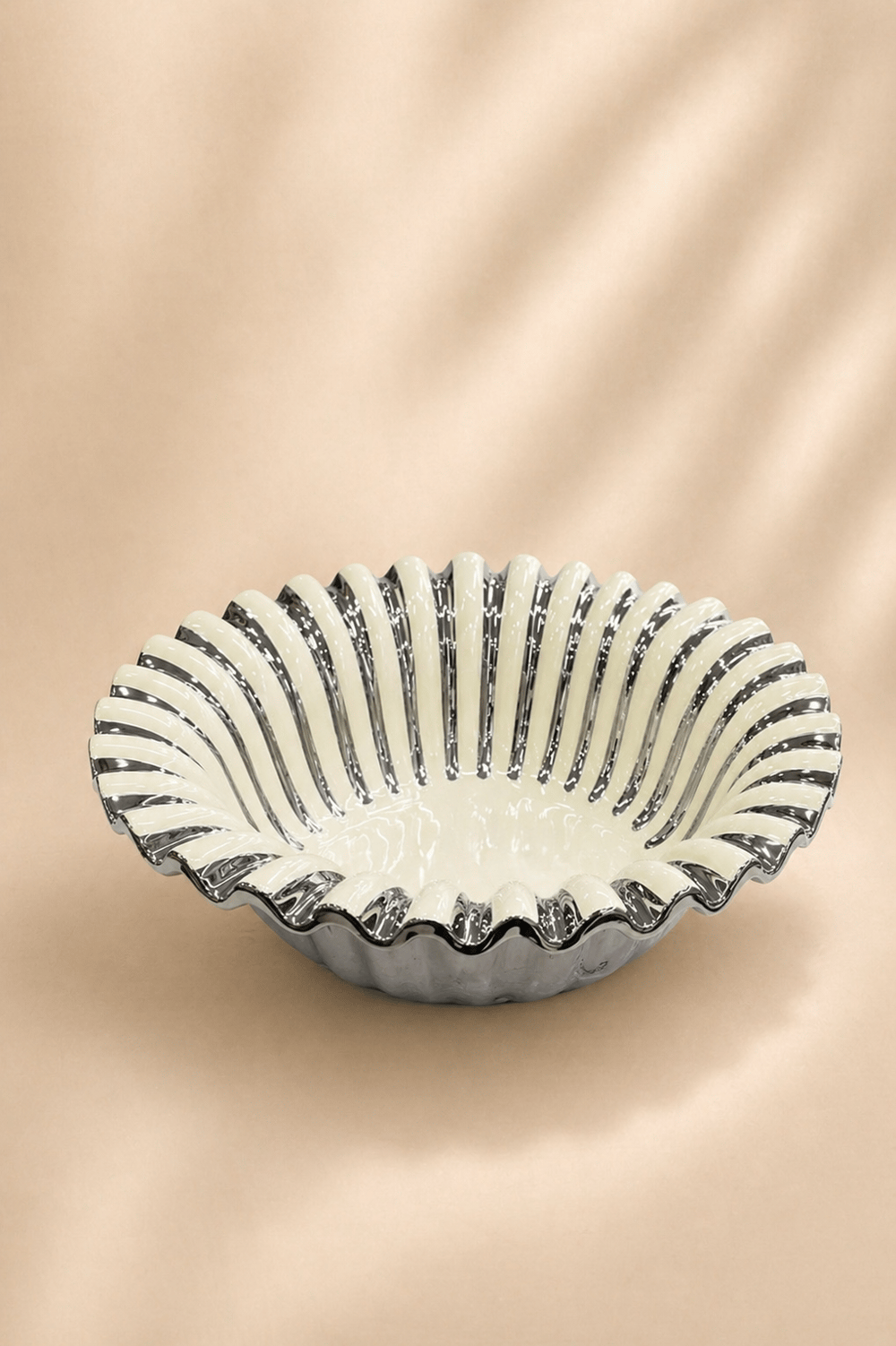 Acar Alba Sunum Tabağı Silver 27 cm