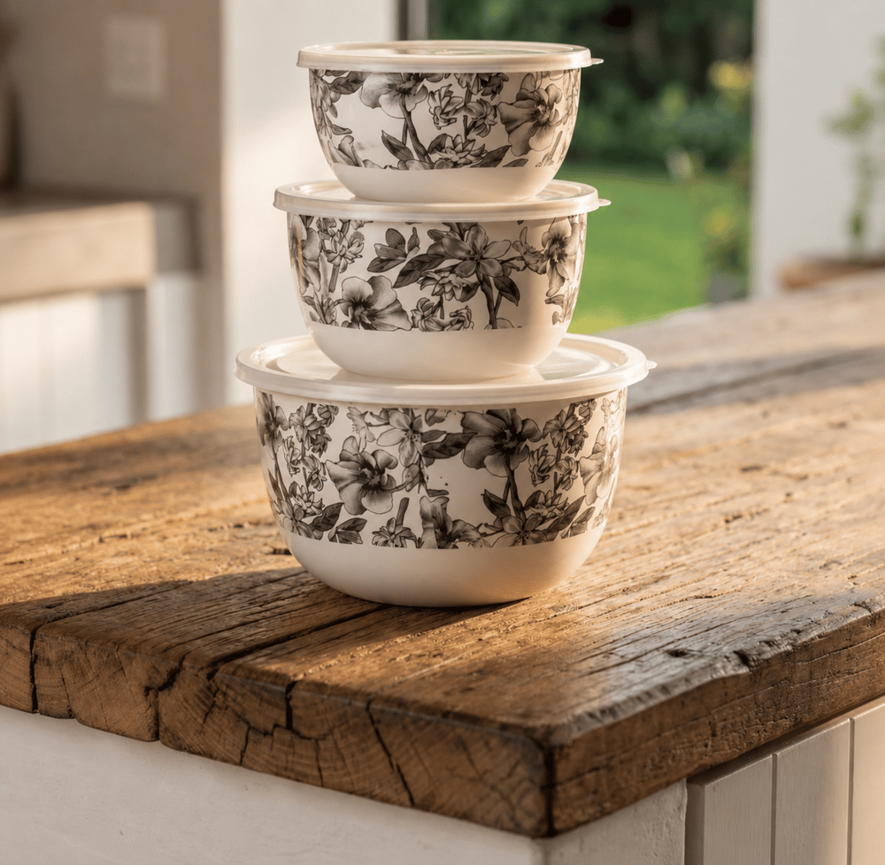 Acar Scottish Garden 3lü Saklama Kabı
