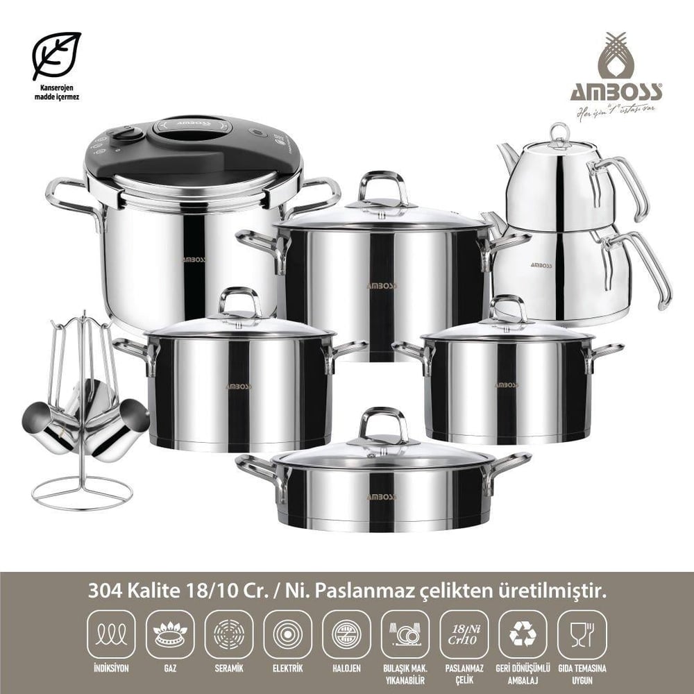 Amboss Diamond 18 Parça Çeyiz Seti