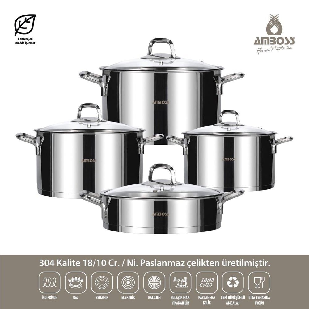 Amboss Diamond 8 Parça Trncere Seti