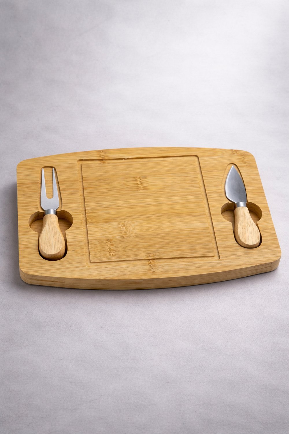 BAMBU PEYNİR SUNUM SETİ 19x29 CM
