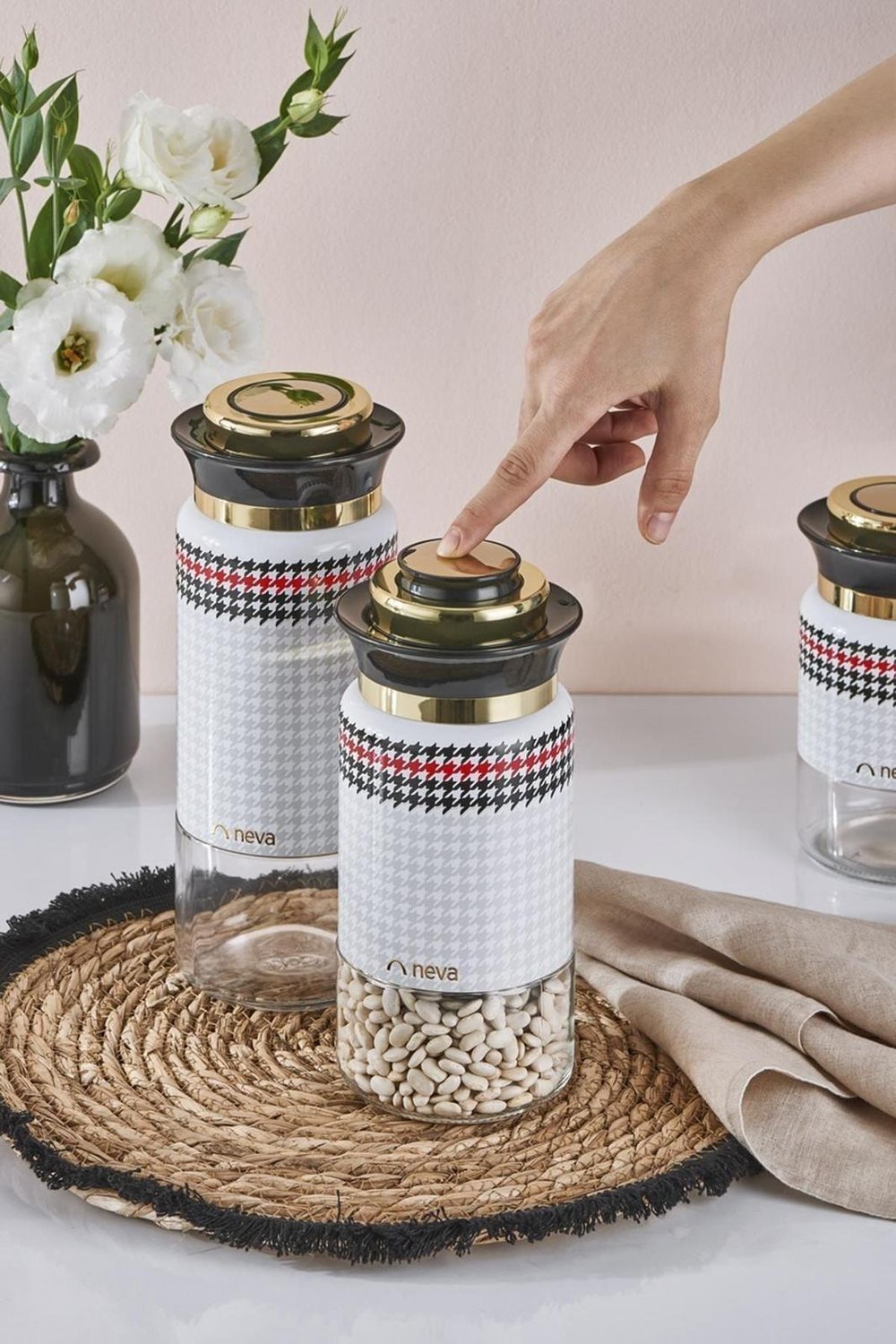 Berry 3Lü Kavanoz Takımı