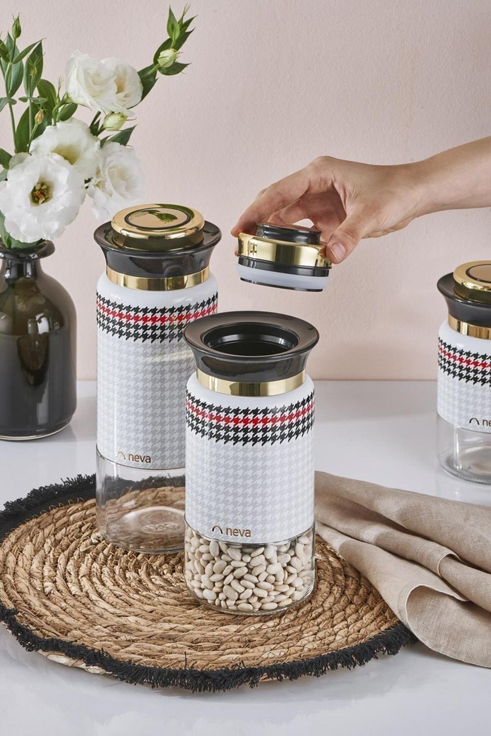 Berry 3Lü Kavanoz Takımı