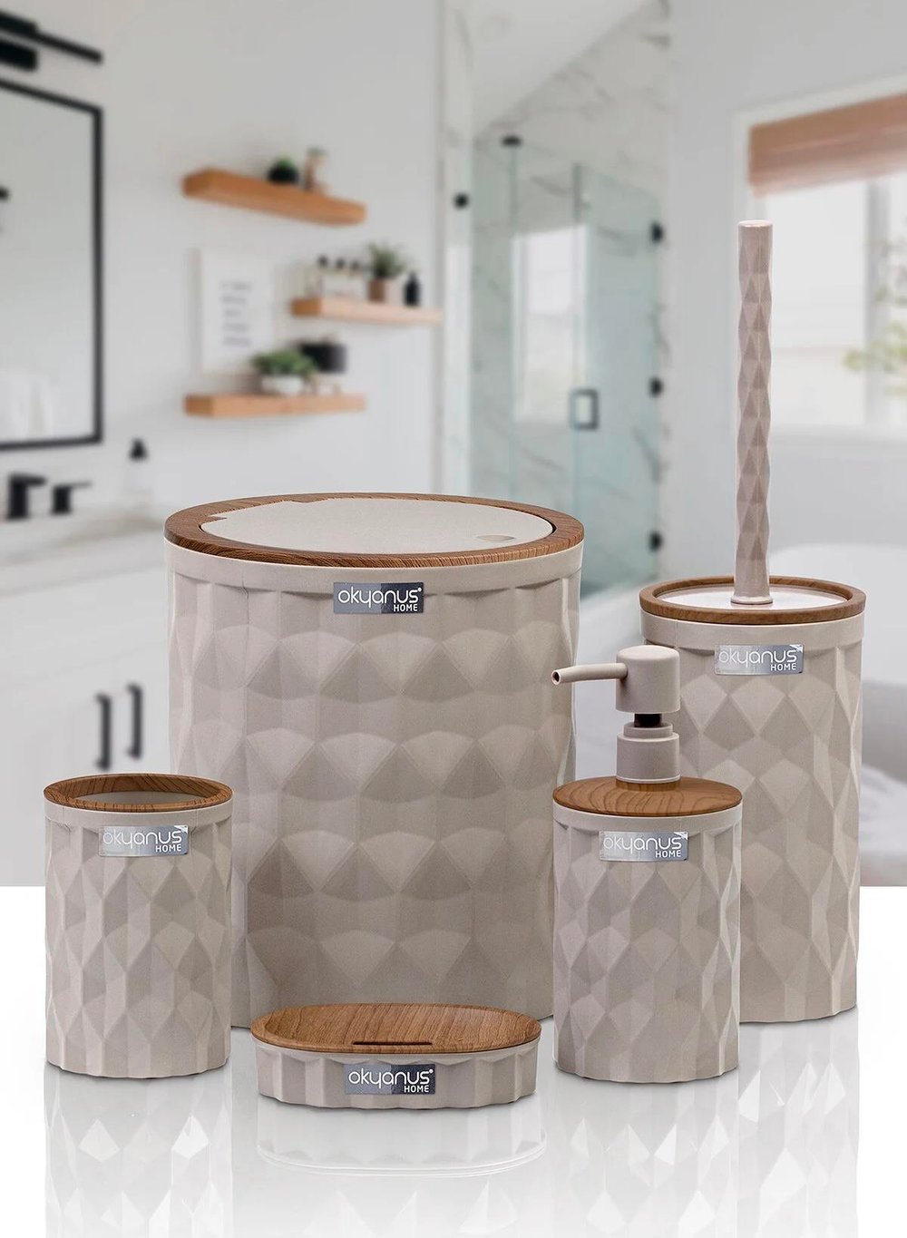 DİAMOND 5 PARÇA BANYO SETİ