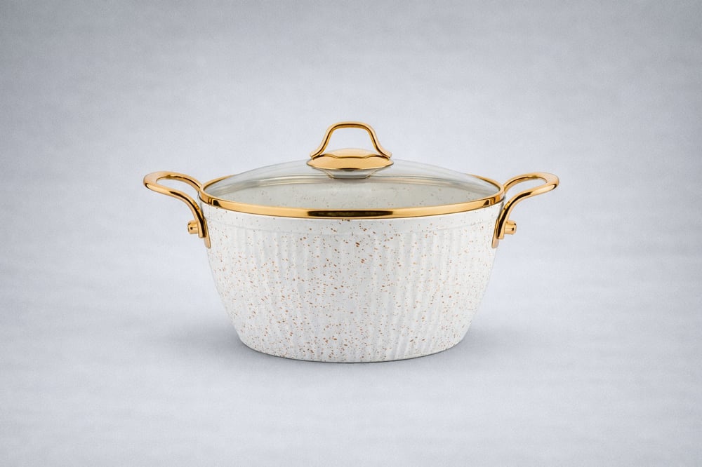 LİNES MAYA DESENLİ DERİN TENCERE 22 CM 