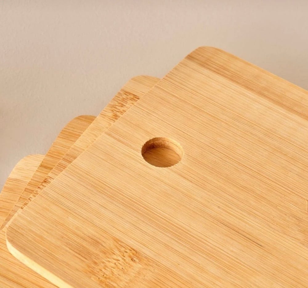Metal Standlı Bambu Kesim Panosu