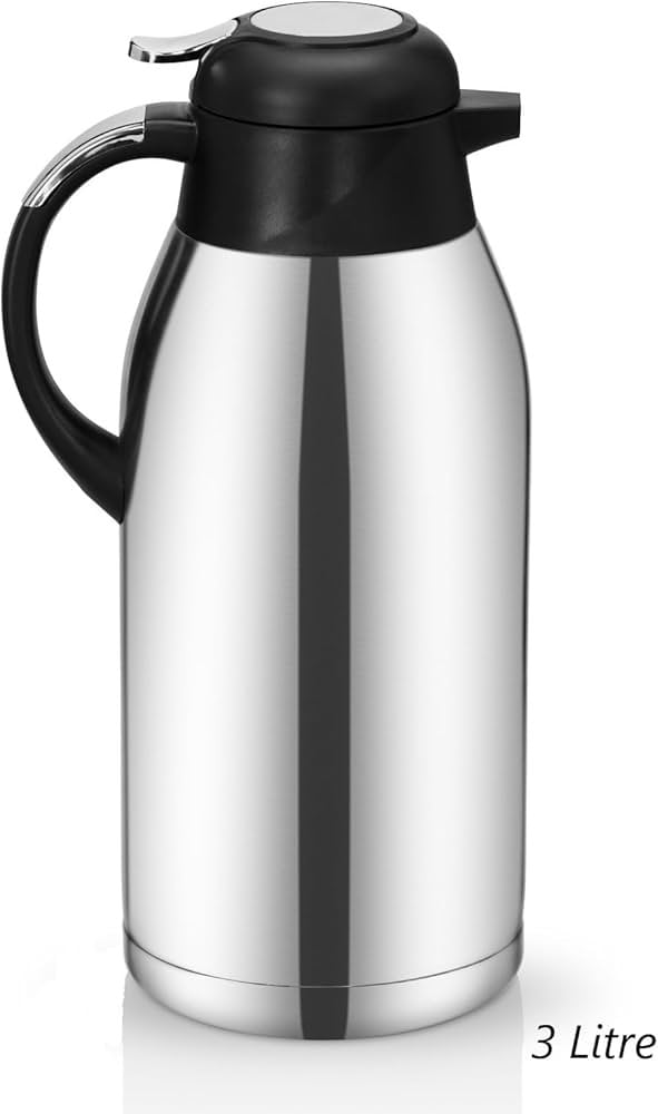 Penguen Png-1300B 3 Litre Çift Katlı Çelik Çay Termosu