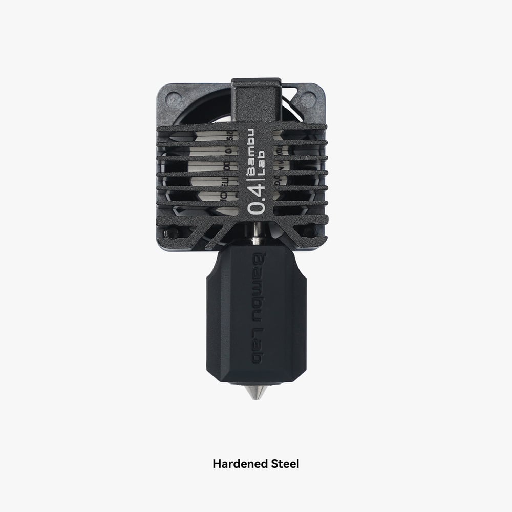 Bambu Lab P1 Serisi 0.4mm Hotend Sertleştirilmiş Çelik Nozzle Seti