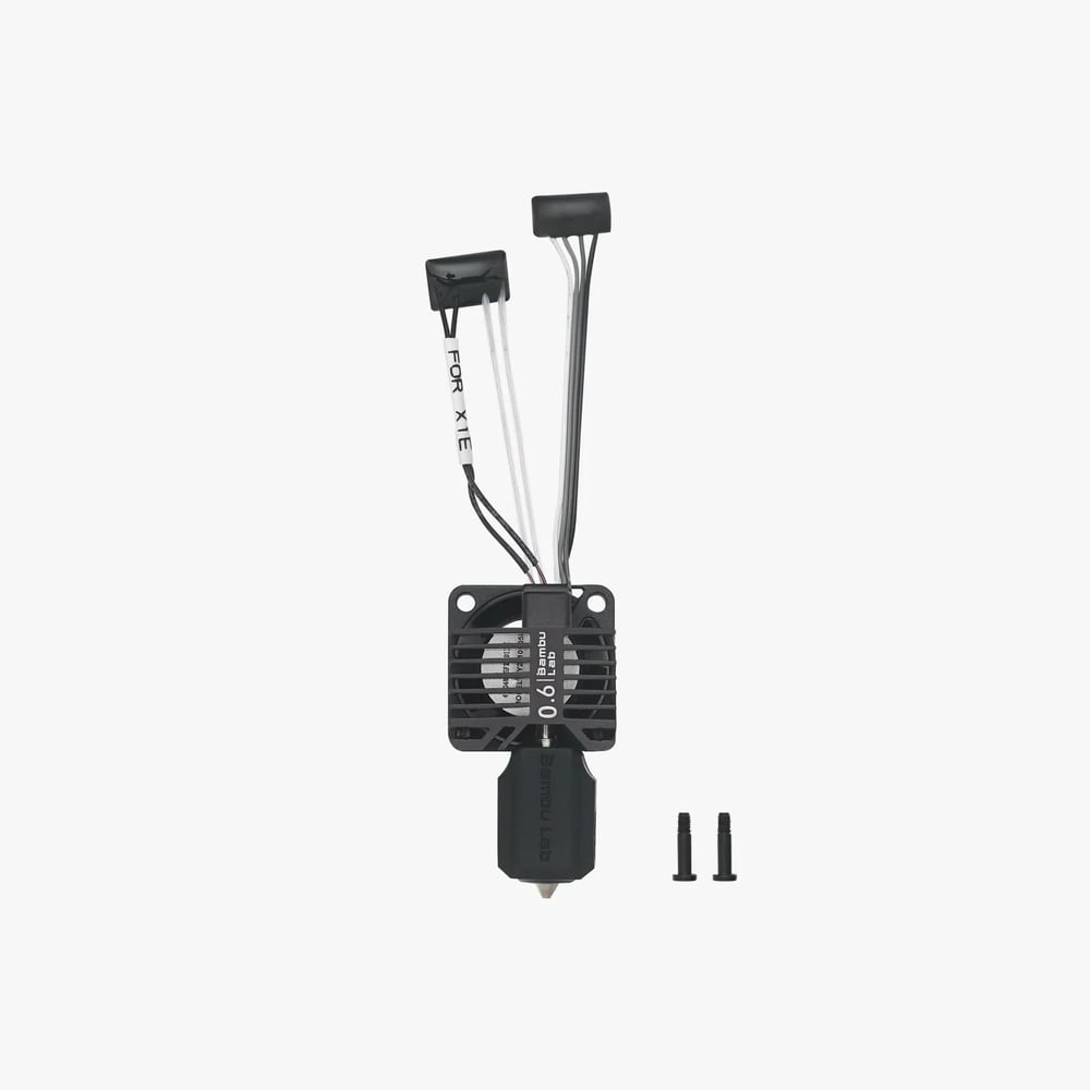 Bambu Lab X1E 0.6mm Sertleştirilmiş Çelik Nozzle Hotend Seti
