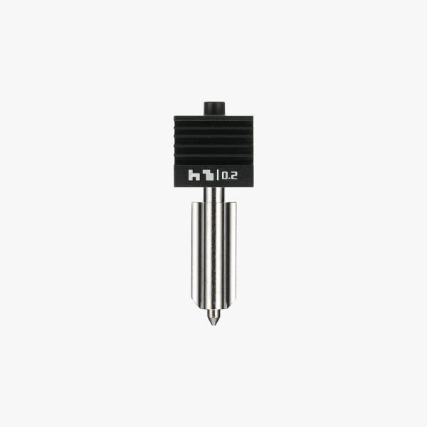 BambuLab Paslanmaz Çelik Nozullu Hotend 0.2 mm | H2D, H2D Pro, H2S, P2S