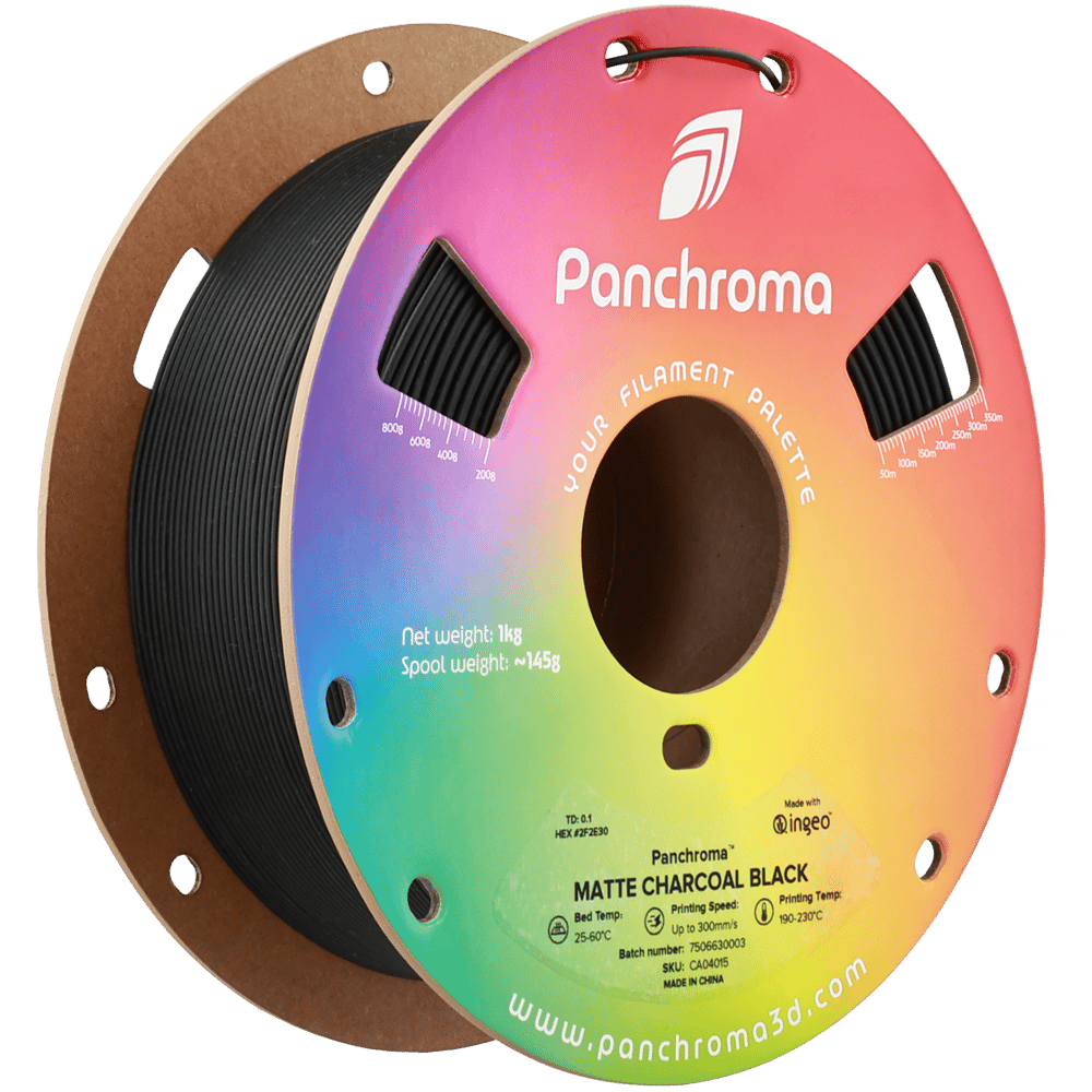 Panchroma PLA Filament Mat Kömür Siyah – 1 kg 1.75mm