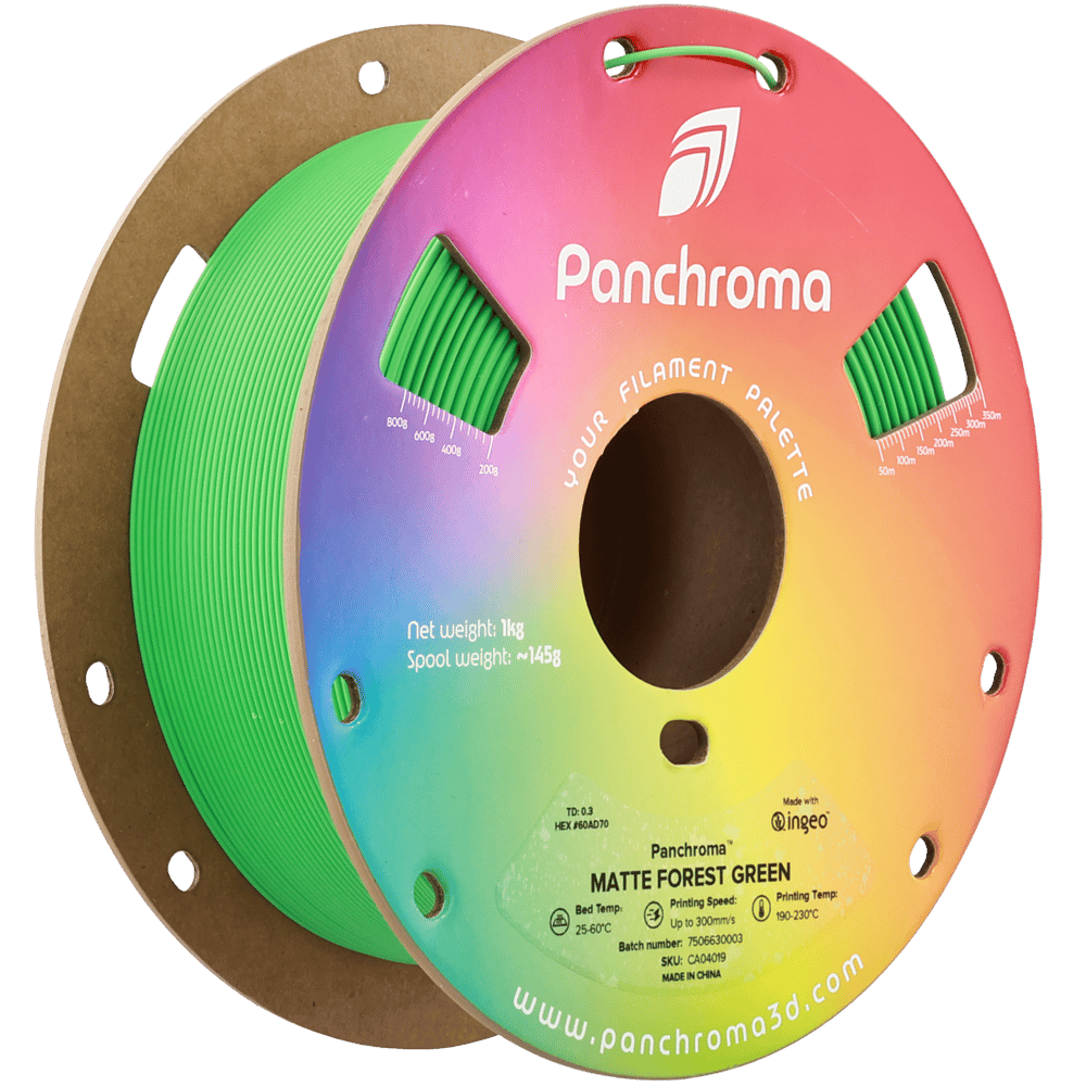 Panchroma PLA Filament Mat Orman Yeşil – 1 kg 1.75mm