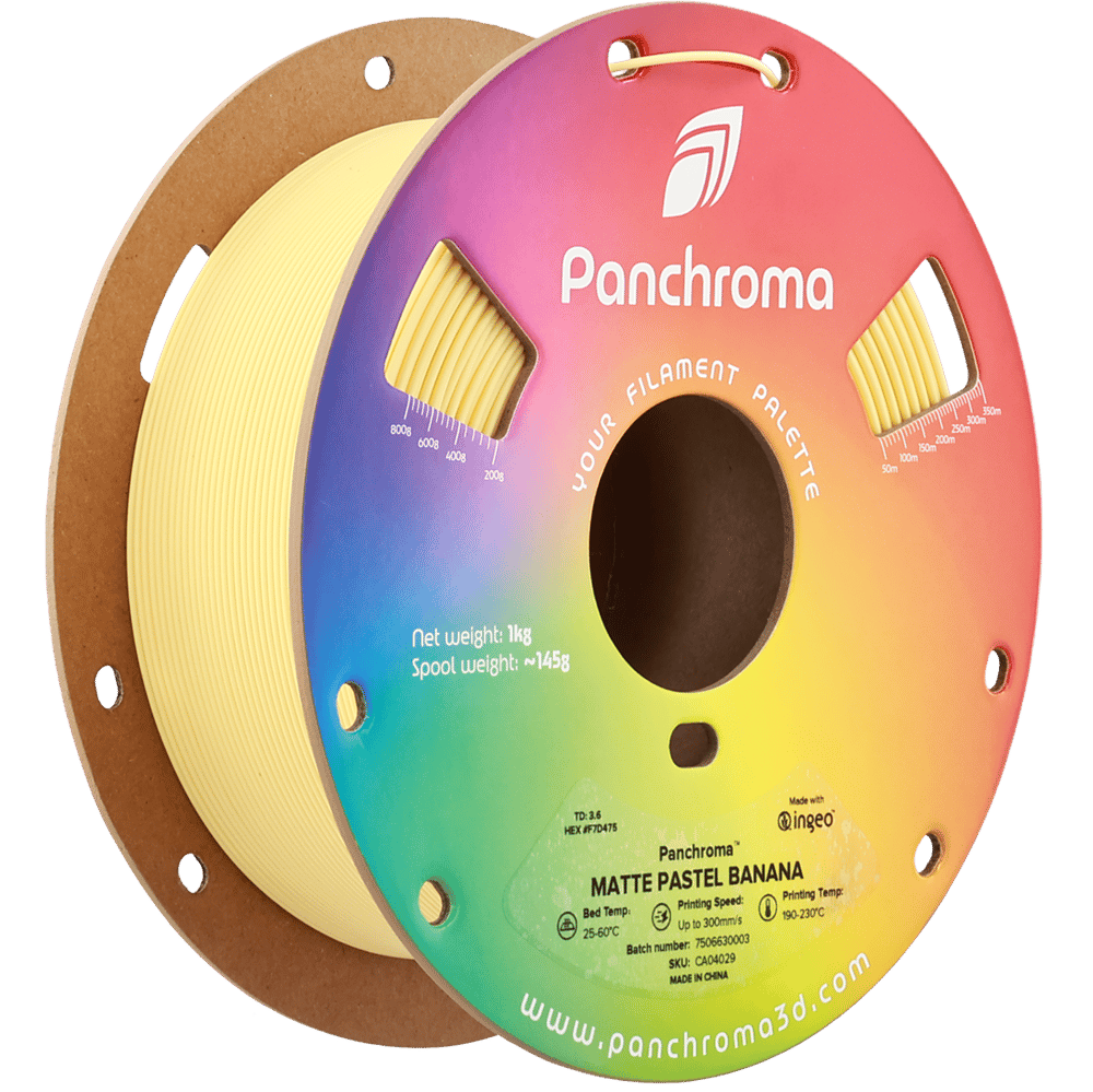 Panchroma PLA Filament Mat Pastel Muz – 1 kg 1.75mm