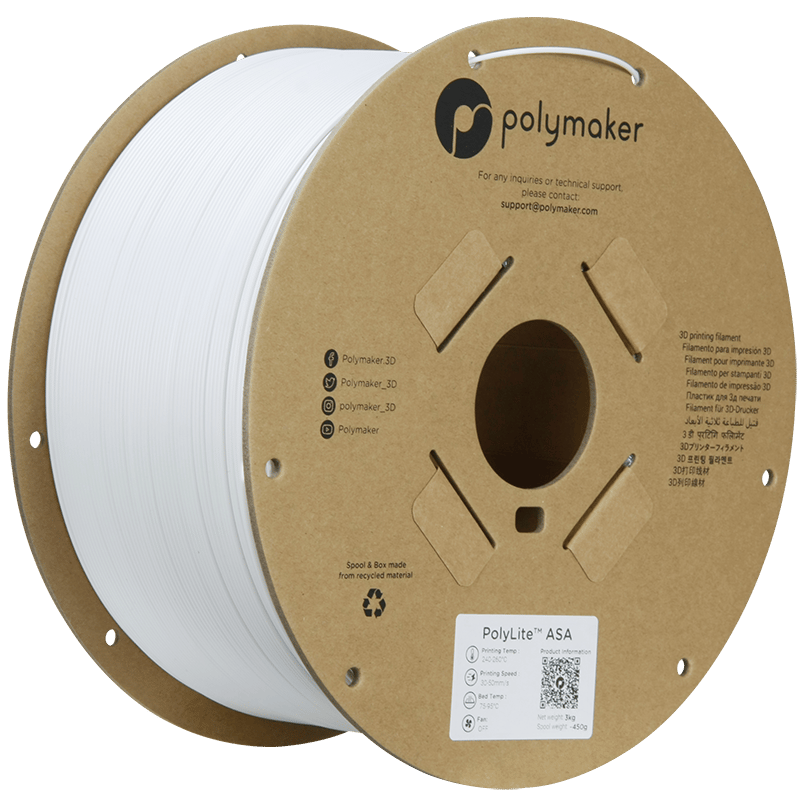 PolyLite ASA Filament Beyaz 3 KG