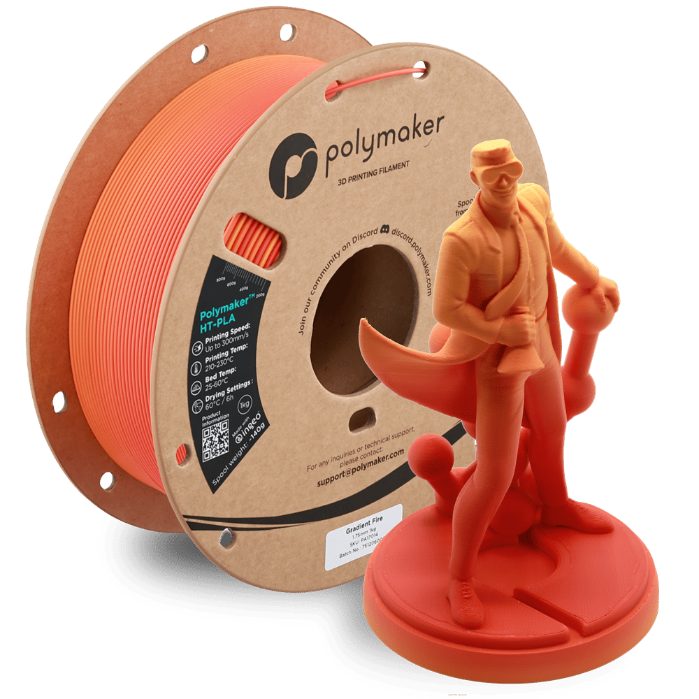 Polymaker HT-PLA Gradient Filament Ateş
