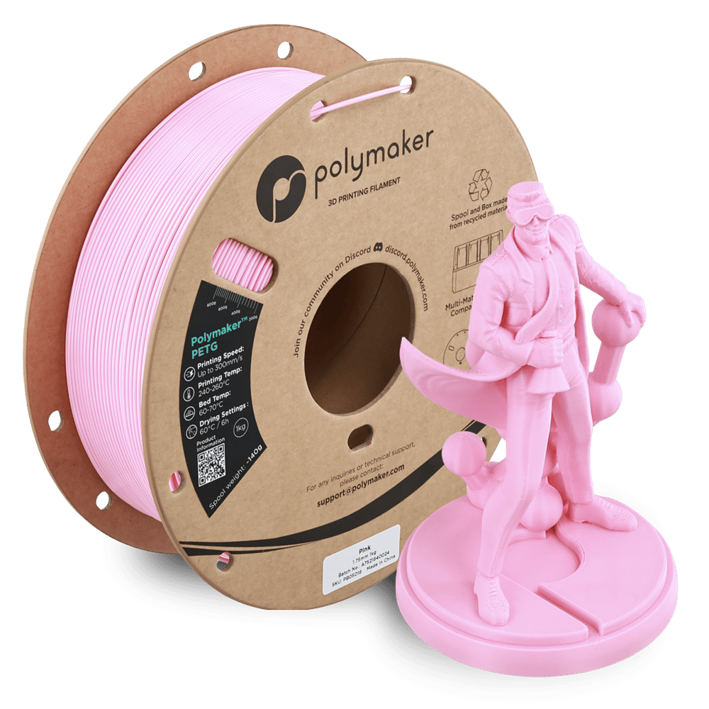Polymaker PETG Filament Pembe