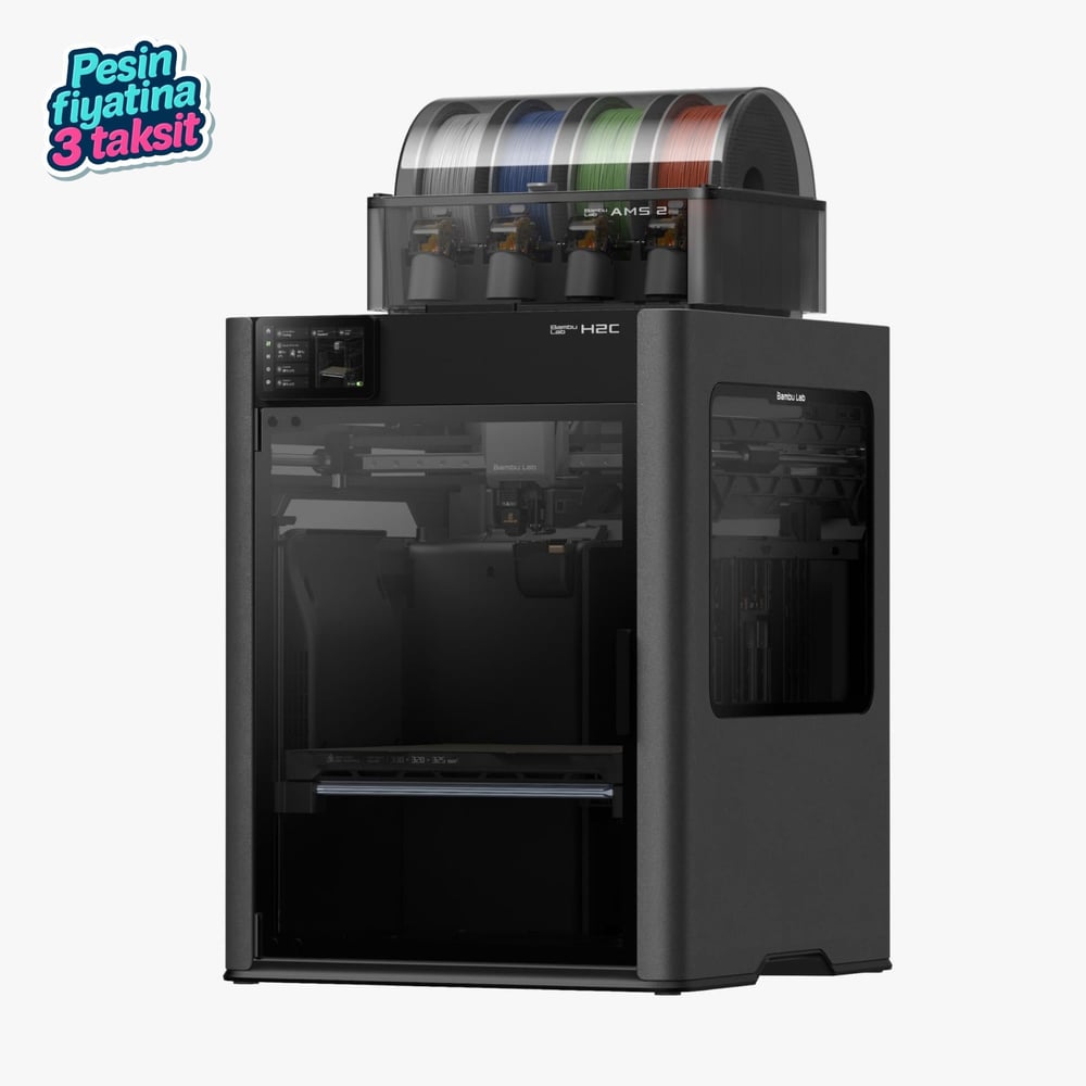 Bambu Lab H2C Combo 3D Yazıcı - Stoktan Teslim