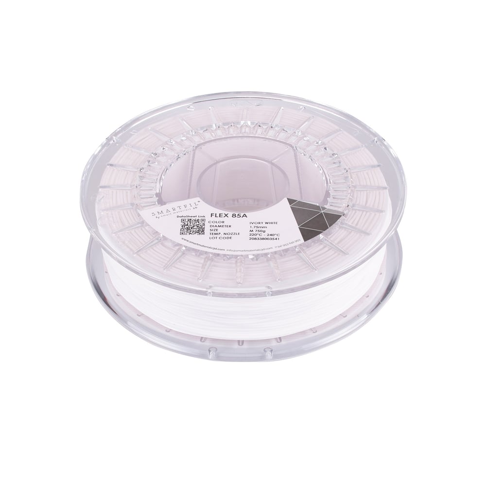 Smartfil Flex 85A Filament Fildişi Beyaz - 1 kg 1.75mm