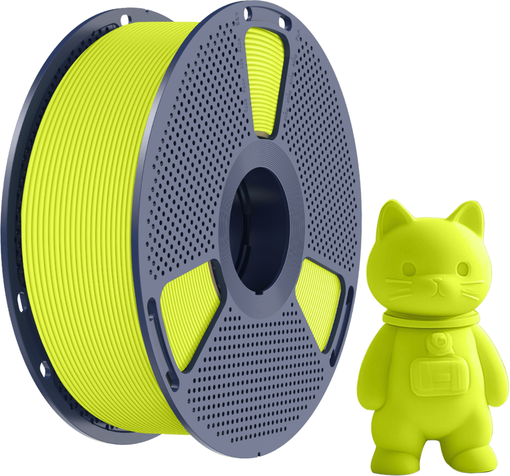 Sunlu PLA Mat Filament Parlak Sarı - 1 kg 1.75mm