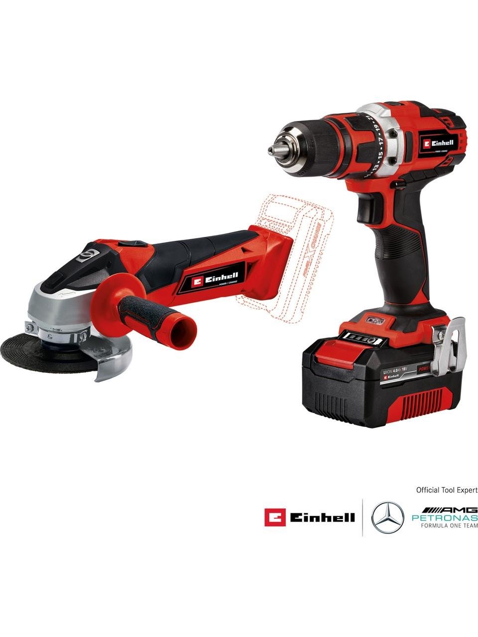 EİNHELL AKÜLÜ ALET SETİ TE-TK 18/2 Lİ KİT 4257240