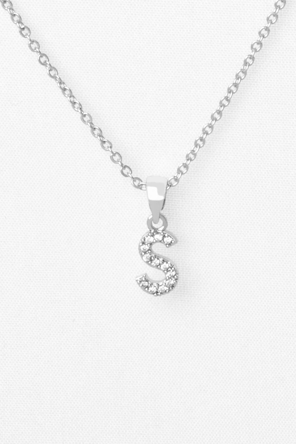Zirkon Harf Kolye 002 N