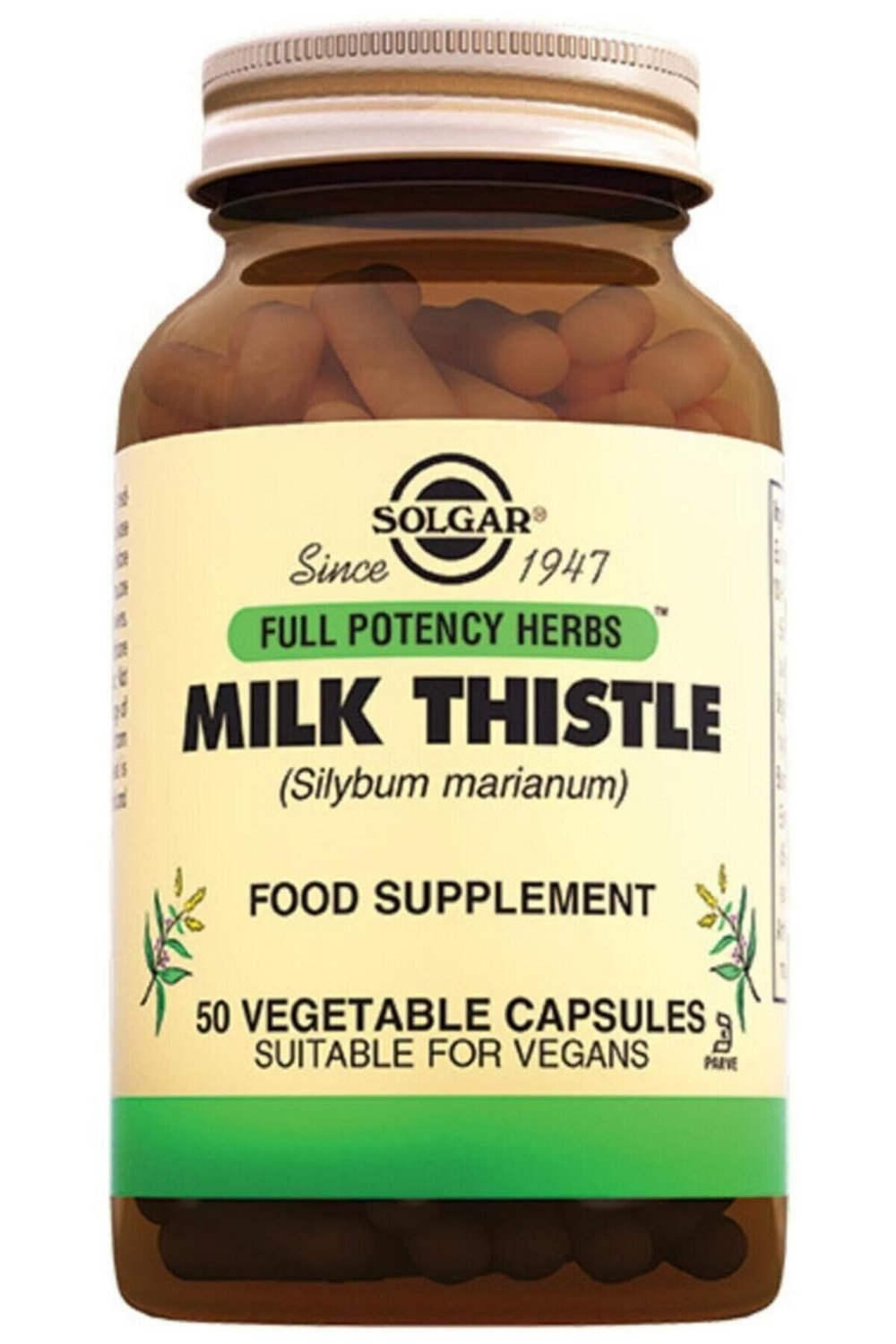 Milk Thistle 100 mg 50 Kapsül