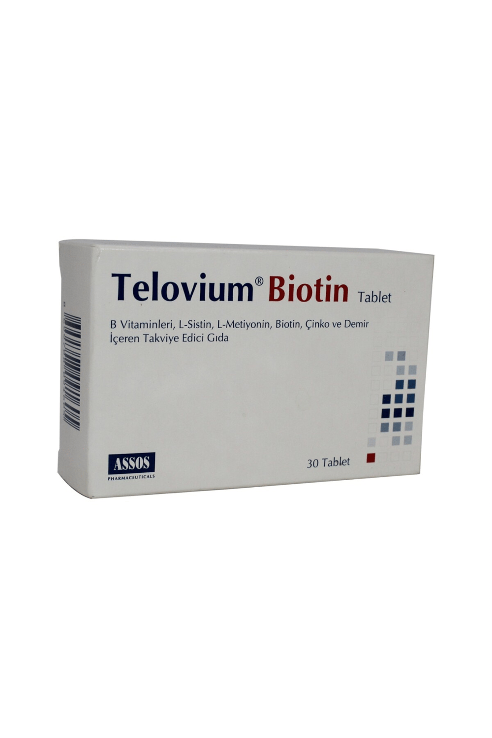 Telovium Biotin 30 Tablet