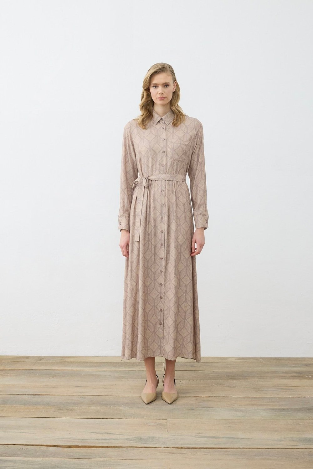 MİORİ TORİNO RAYON VİSKON ELBİSE