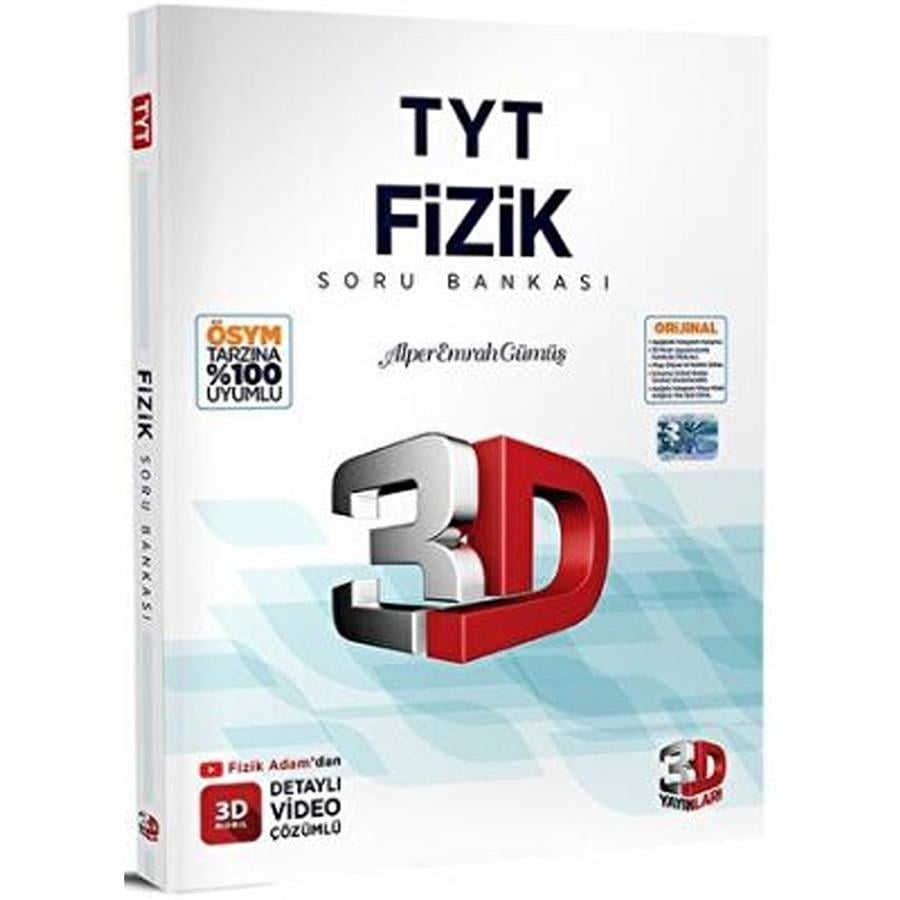 3D Yayınları 3D Yayınları TYT Fizik Soru Bankası