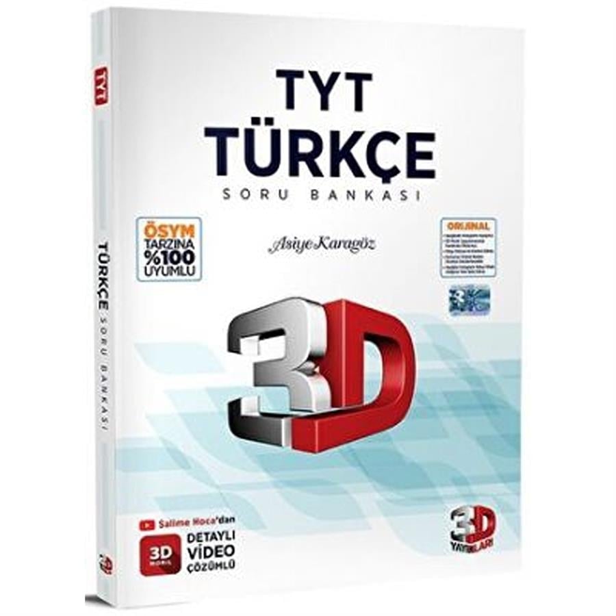 3D Yayınları TYT Türkçe Soru Bankası