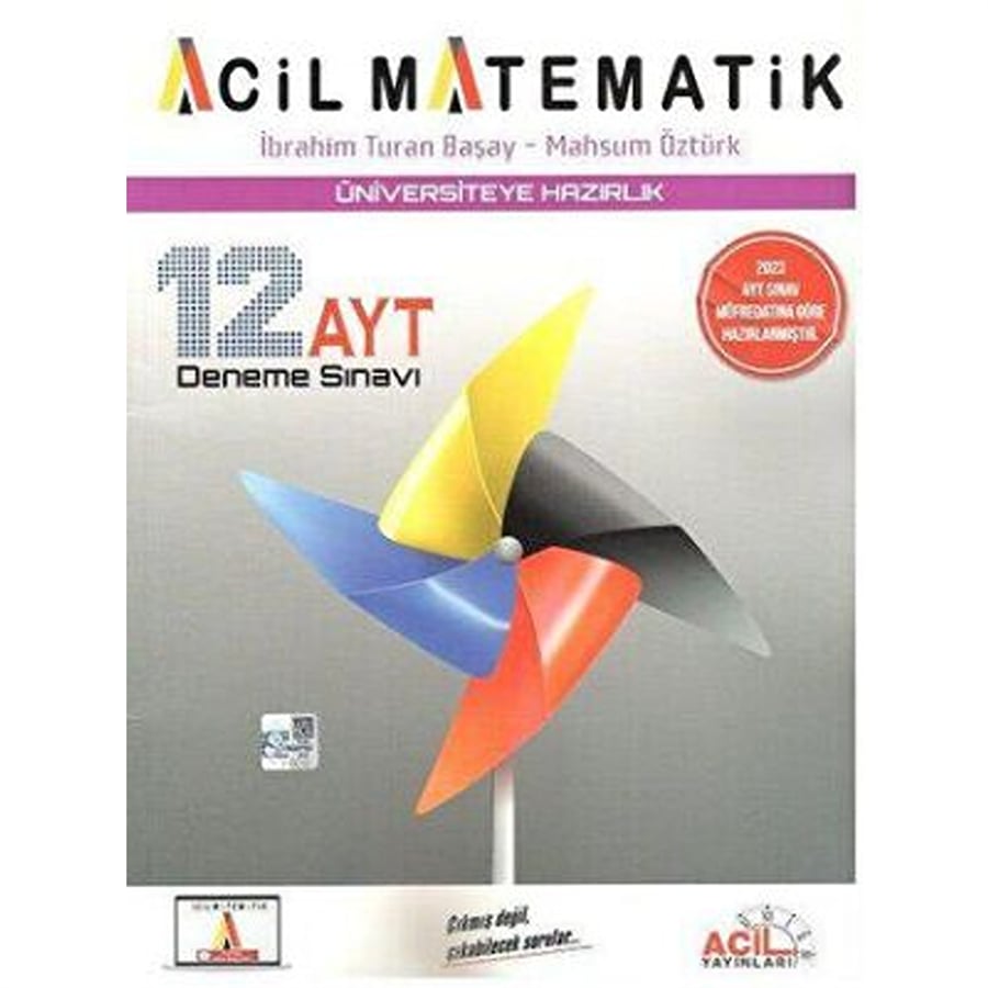Acil Yayınları AYT Matematiğin İlacı 12 Denemeleri Özel Baskı