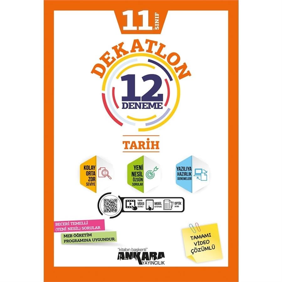 Ankara Dekatlon 11. Sınıf Tarih 12 Deneme