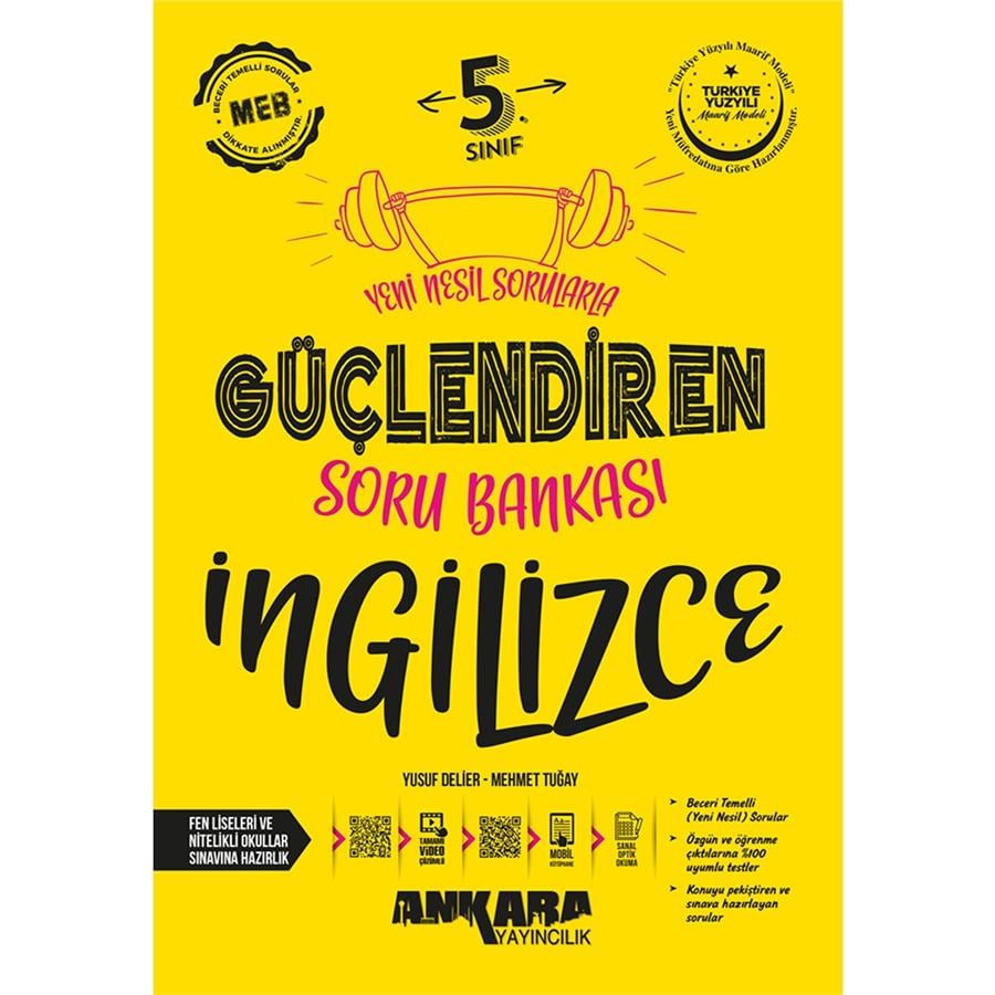 Ankara Yayıncılık 5.Sınıf İngilizce Güçlendiren Soru Bankası