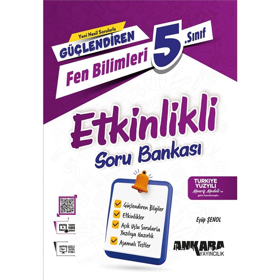 Ankara Yayıncılık 5.Sınıf Fen Bilimleri Güçlendiren Etkinlikli Soru Bankası