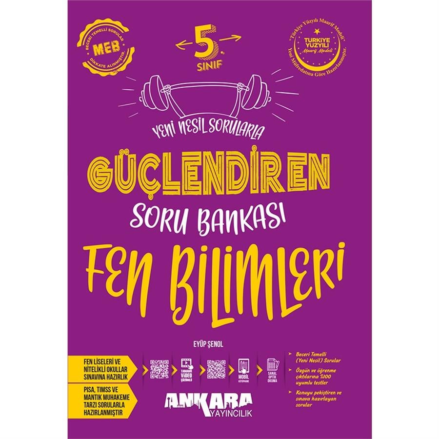 Ankara Yayıncılık 5.Sınıf Fen Bilimleri Güçlendiren Soru Bankası