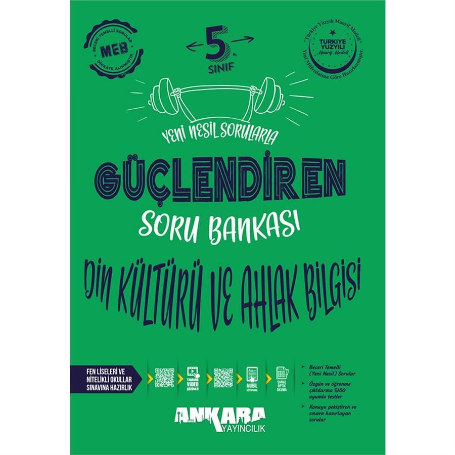 Ankara Yayıncılık 5.Sınıf Din Kültürü ve Ahlak Bilgisi Güçlendiren Soru Bankası