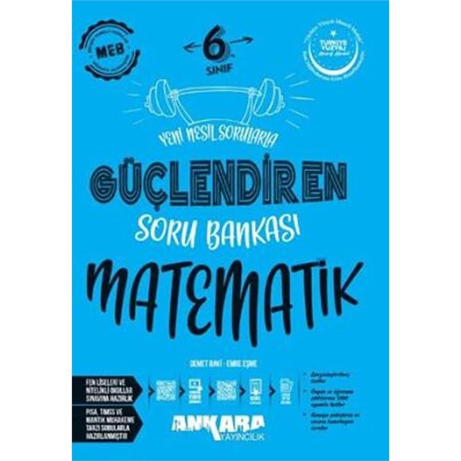 Ankara Yayıncılık 6. Sınıf Matematik Güçlendiren Soru Bankası