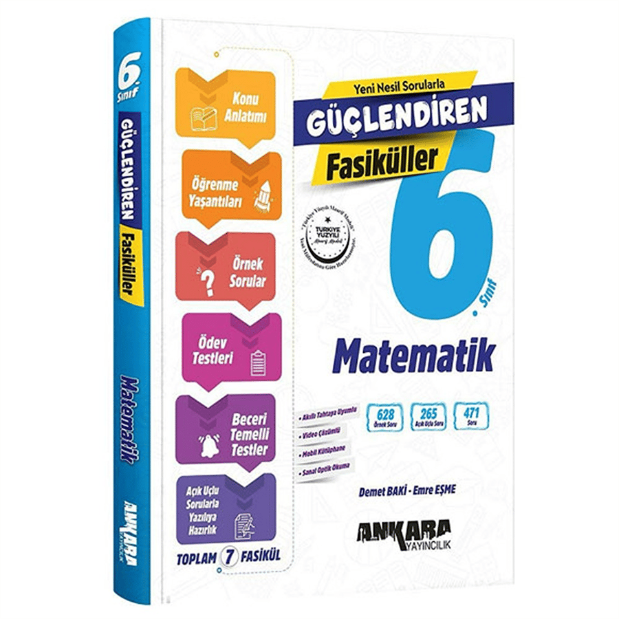 Ankara Yayıncılık 6. Sınıf Güçlendiren Matematik Fasikülleri