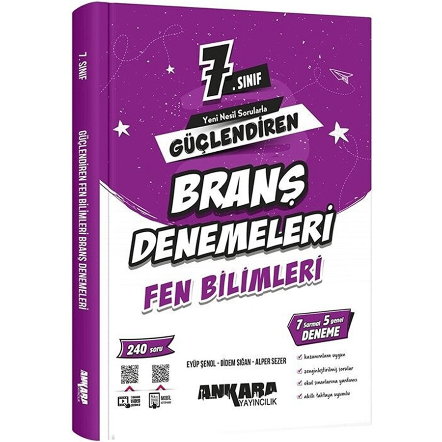 Ankara Yayıncılık 7. Sınıf Güçlendiren Fen Bilimleri Branş Denemeleri (2026-2027 Güncel Baskı)