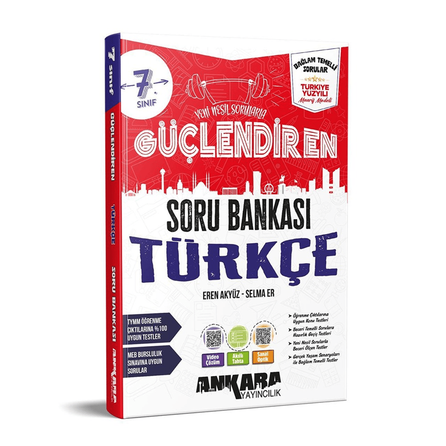 Ankara Yayıncılık - 7.Sınıf Türkçe Güçlendiren Soru Bankası 2026-2027 Baskısı (Çok Yakında)