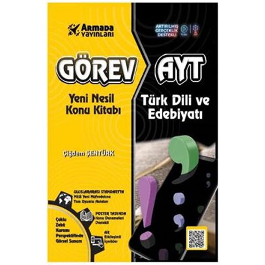Armada Yayınları Görev Ayt Türk Dili ve Edebiyatı Yeni Nesil Konu Kitabı