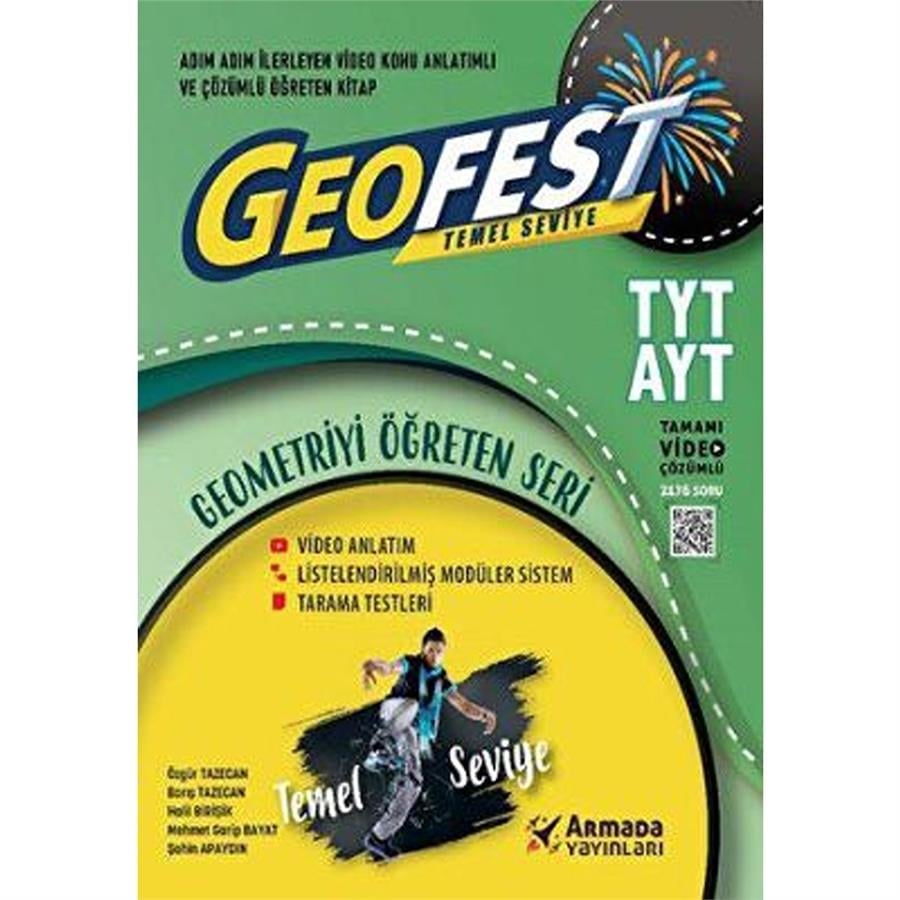 Armada Yayınları TYT AYT Geofest Geometri Temel Seviye Geometriyi Öğreten Seri
