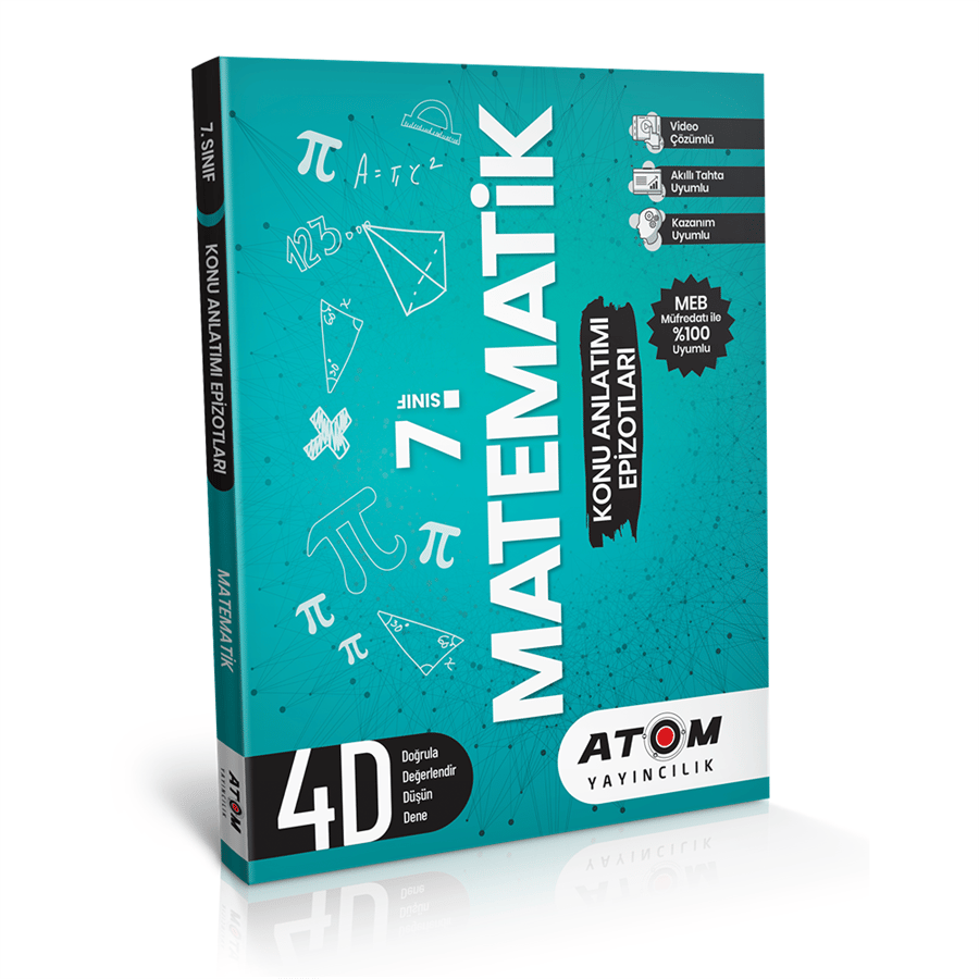 Atom Yayıncılık 7.Sınıf Matematik Epizot 4D Konu Anlatımı