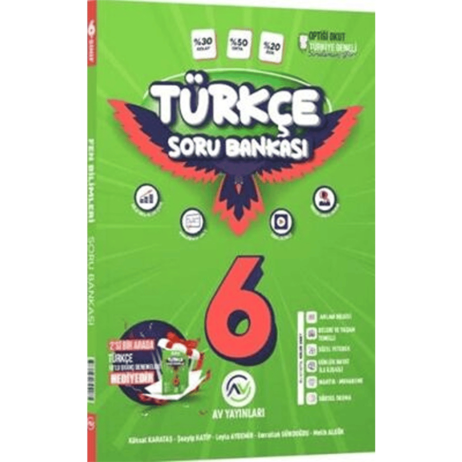 AV Yayınları 6. Sınıf Türkçe Soru Bankası
