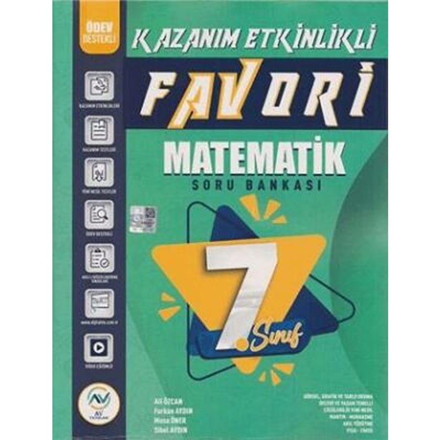 AV Yayınları 7. Sınıf Matematik Favori Serisi Kazanım Etkinlikli Soru Bankası