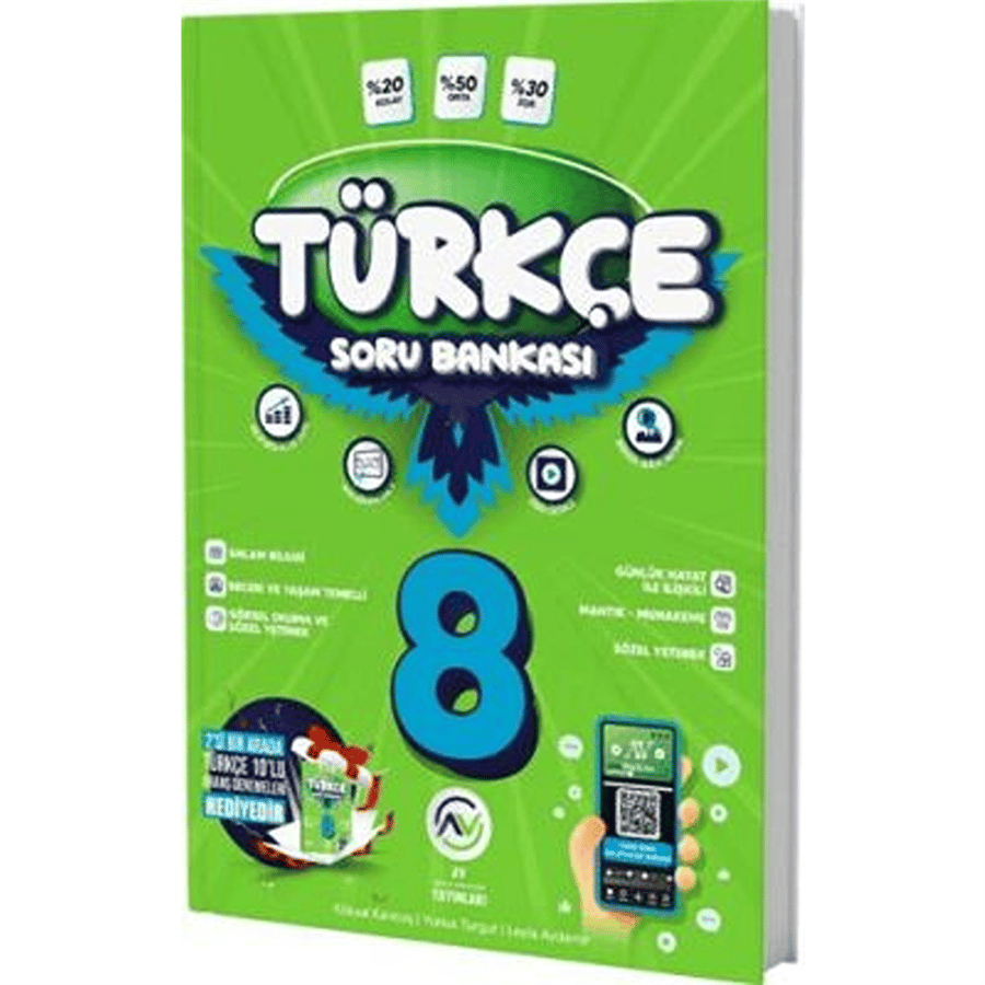 AV Yayınları 8. Sınıf Türkçe Soru Bankası