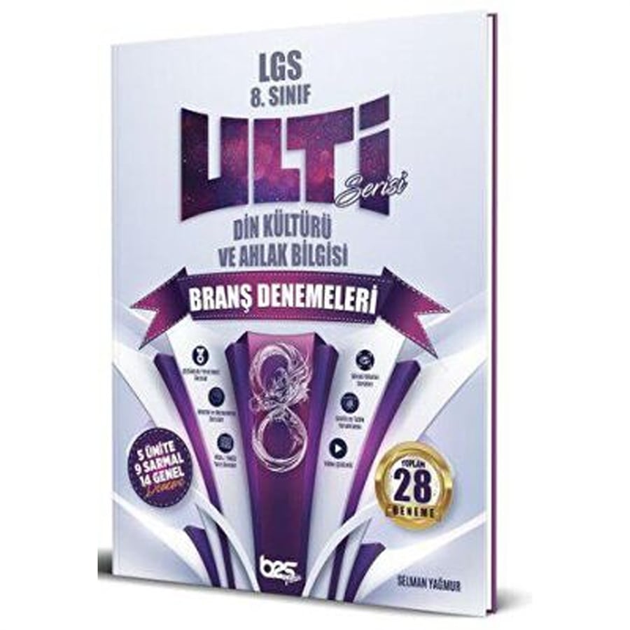 Bes Yayınları 8. Sınıf LGS Din Kültürü ve Ahlak Bilgisi Ulti Serisi Denemeleri